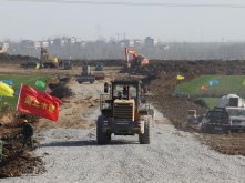 湖北水建工程案例—鄂北水资源配置进场路