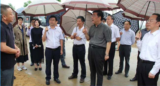 2017年8月水利部督导检查襄州区农业水价综合改革及高效节水建设